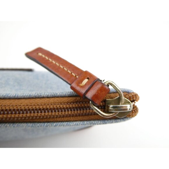 Dooney & Bourke Denim & Leather Coin Purse Pouch - Picture 10 of 14